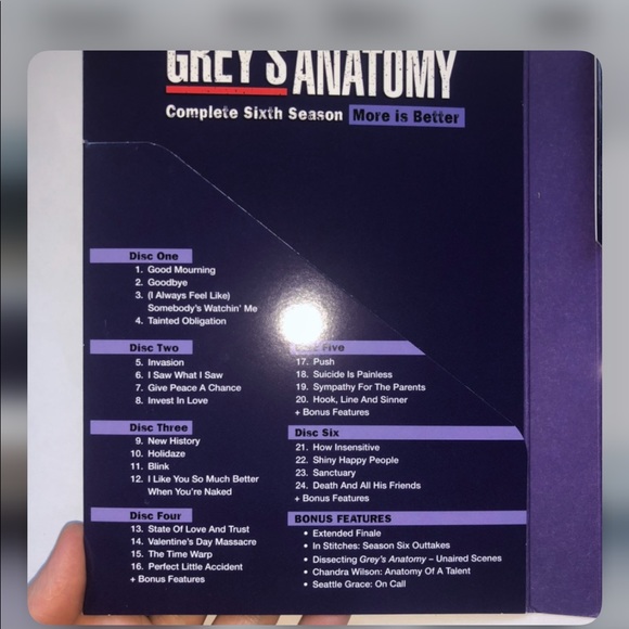 Grey’s Anatomy Season Six dvd BoxSet - Picture 5 of 8